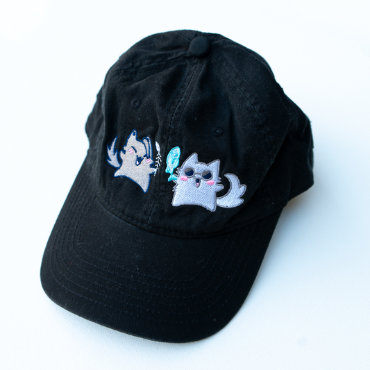 Cats Best Friends Embroidered Cap