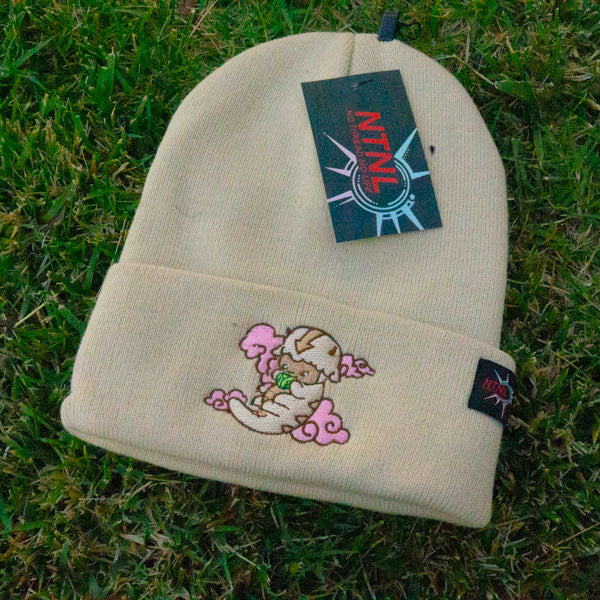 Cloud Bison Embroidered Beanie